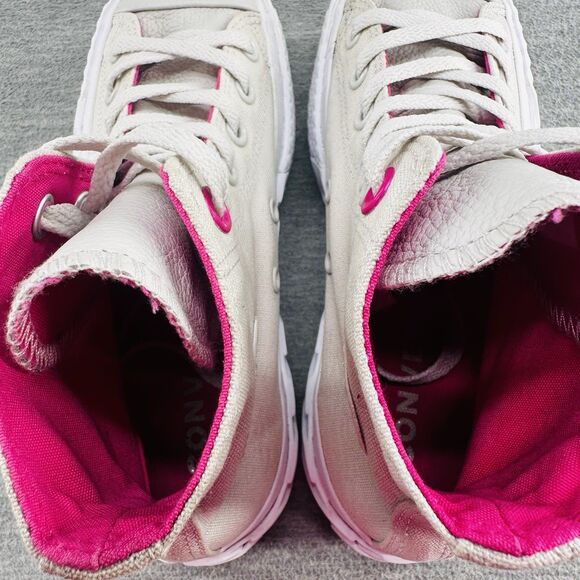 CONVERSE - Women's All Star Lift 2X Platform High Desert Sand Shoes Size 8  B6 - Picture 11 of 12